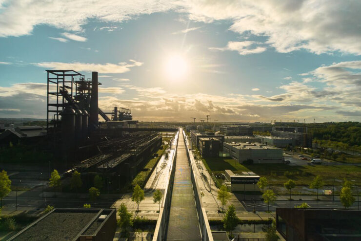 Phoenix West, Skywalk, Dortmund Bild: Ruhr Tourismus GmbH / Lukas Wiegand