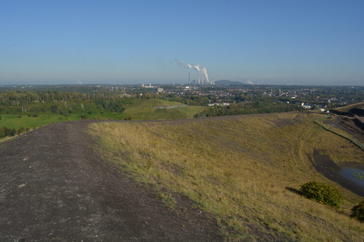 Der schöne Ausblick von der Mottbruchhalde,, Foto: www.ruhrgebiet-industriekultur.de