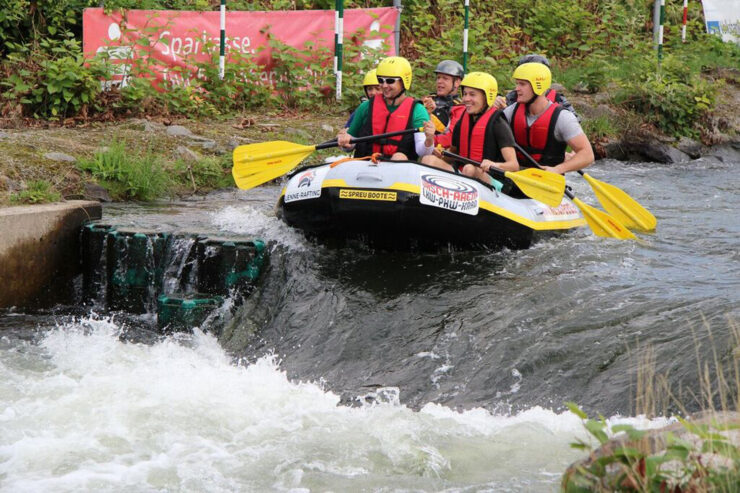 Rafting im Wildwasserpark Hohenlimburg Bild: Wildwasserpark Hagen-Hohenlimburg