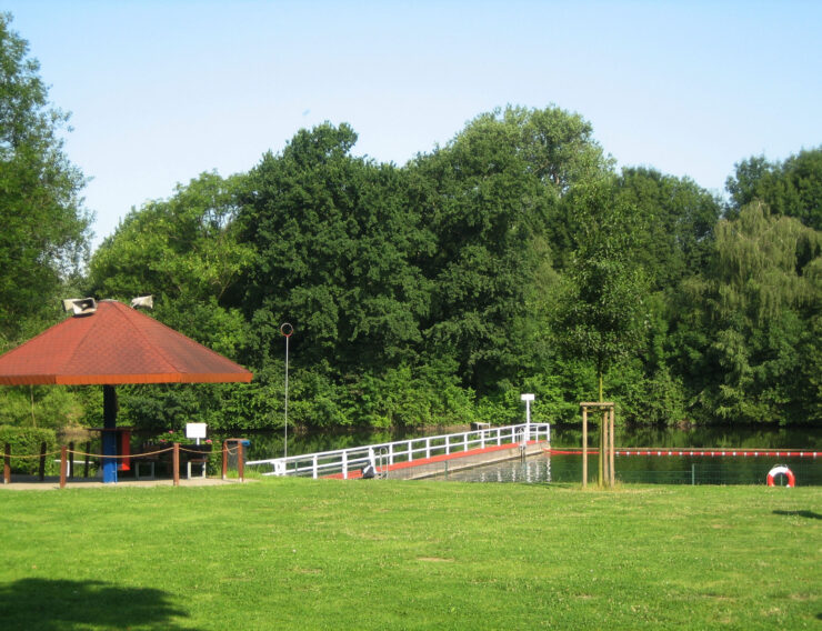 Naturteich im Freibad Bild: Naturfreibad Suderwich der Stadt Recklinghausen