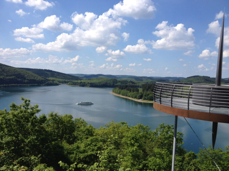 Ausblick auf den See Bild: Tourismusverband-Biggesee-Listersee