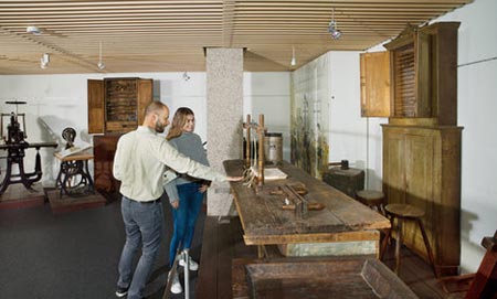 Das Buchdruckmuseum in Langenberg, Foto: Gutenberg