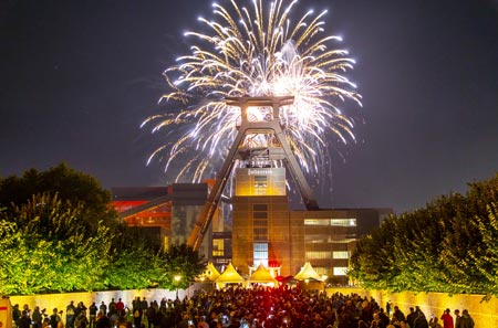 Feuerwerk, Foto: Jochen Tack / Stiftung Zollverein 
