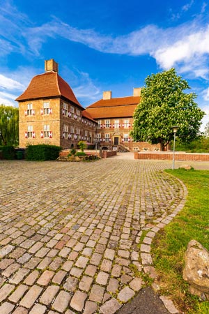 Der Hof von Schloss Oberwerries, Foto: Stadt Hamm