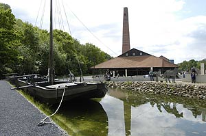 Der rekonstruierte Ruhrnachen im LWL-Industriemuseum