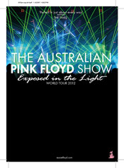 The Australian Pink Floyd Tour 2012