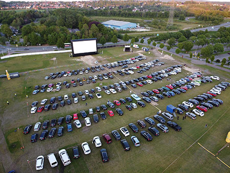 Das Auto- und Eventkino in Bochum/Witten, Foto: Autokino Kemnader See