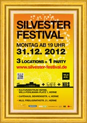 Plakat Silvester Festival Herne