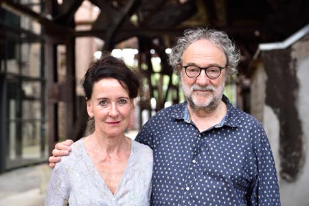 Stefanie Carp und Christoph Marthaler bei der Triennale 2018, Foto: Daniel Sadrowski