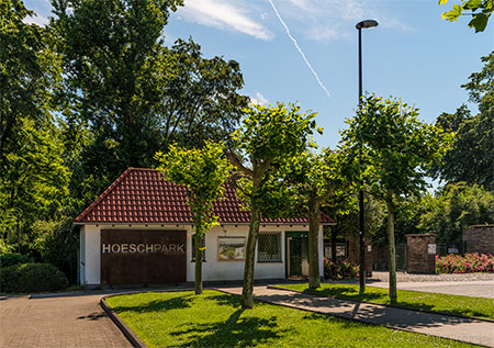 Der Eingang des Hoeschpark, Fotocredit: Freundeskreis Hoeschpark e.V.