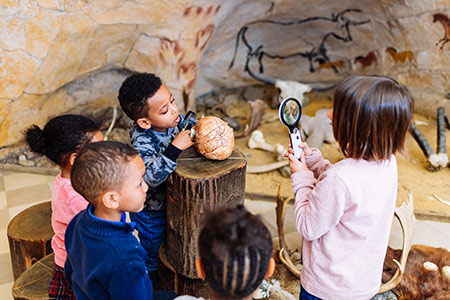 Viel Spaß für Kinder im Neanderthal Museum, Foto: Holger Neumann, Bochum