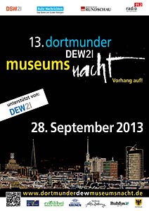 Auch 2013 wird es wieder laut, bunt und actionreich. Die DEW21-Museumsnacht lädt ein.