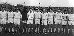 Spannung vor dem DFB-Pokalfinale 1959 in Kassel.