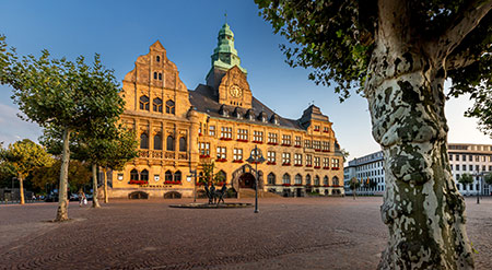 Das Rathaus der Stadt Recklinghausen, Foto; Stadt Recklinghausen