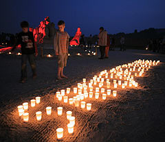 Lichterfest beim Sandfestival Ruhr am Kemnader See