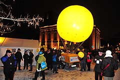 Schachtzeichen Ballons beim Kulturfest