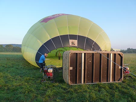 Der Ballonstart, Foto: Skytours ballooning