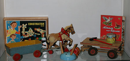 Alte Spielsachen aus den 50ern und 60ern, Foto: Bettina Dorfmann
