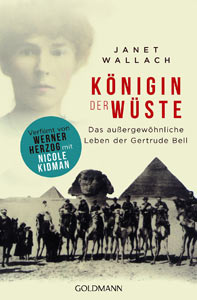Buchcover der Königin der Wüste, Foto: Prokino Filmverleih/ Goldmann Verlag