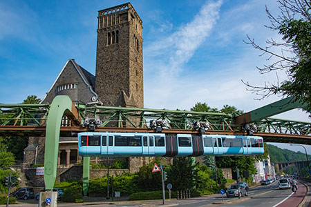 Wuppertal, die Schwebebahn, Foto: ©wsw-th-