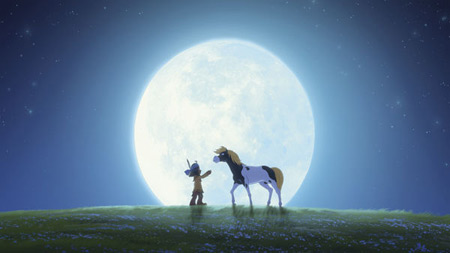 Yakari und sein Pferd, Photocredit Yakari der Kinofilm
