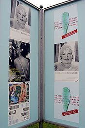 Werbefläche vor dem Museum Folkwang in Essen: Diane Arbus - Revelations war das Ausstellungshighlight in 2005