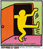 Eines der Poster von Keith Haring