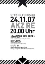 Stay On Focus #8 im AKZ Recklinghausen