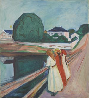 Die Mädchen auf der Brücke Foto: Munch Museum Oslo