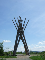 Das Kyrill-Tor des Bürgerwaldes