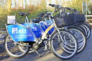 Fahrräder für den RS1, Foto: RVR/Schulte