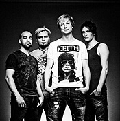 Die finnische Band Sunrise Avenue