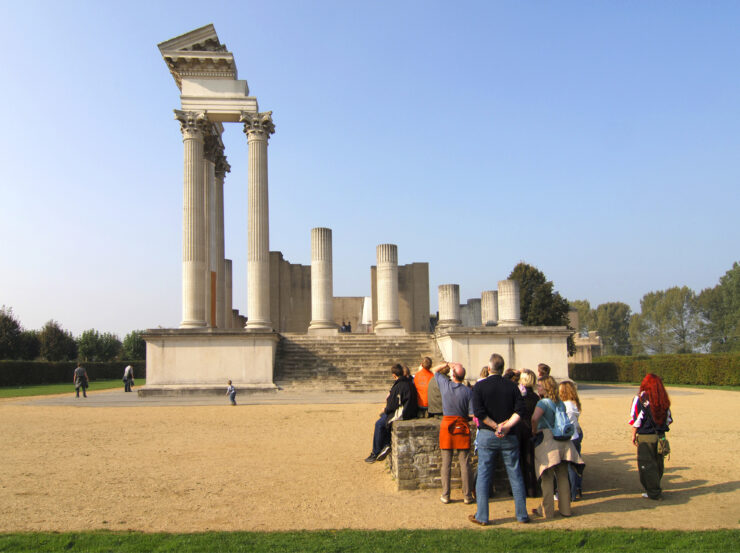 Besuch im Park Xanten Bild: Axel Thünker DGPh