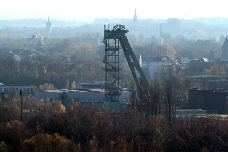 Blick vom Deusenberg zur Zeche Hansa Bild: Frank Vincentz