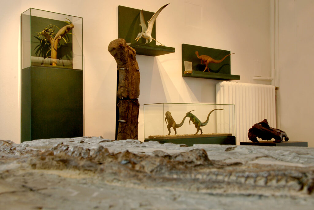 Dinosaurier im Mineralien-Museum in Essen Bild: Rainer Rothenberg