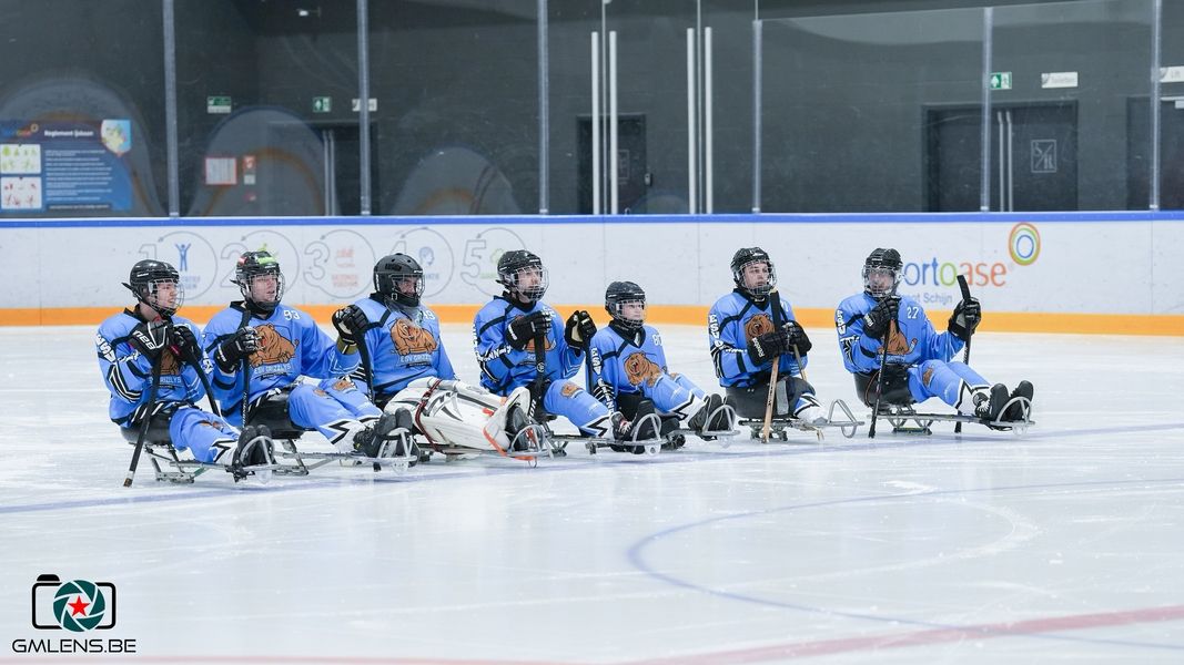 Erstes Para Eishockey Spiel in der Eissporthalle Düsseldorf-Benrath