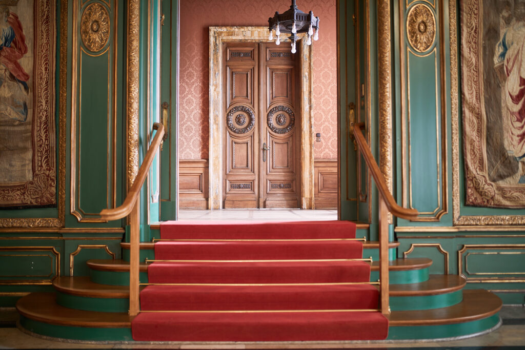 Villa Hügel - Übergang vom Gartensaal ins Kleine Haus
Bild: Alfried Krupp von Bohlen und Halbach-Stiftung
Fotograf: Peter Gwiazda