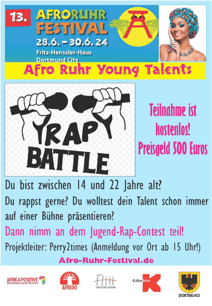 Plakat Afro Ruhr Young Talents
Bild: Africa Positive e.V.