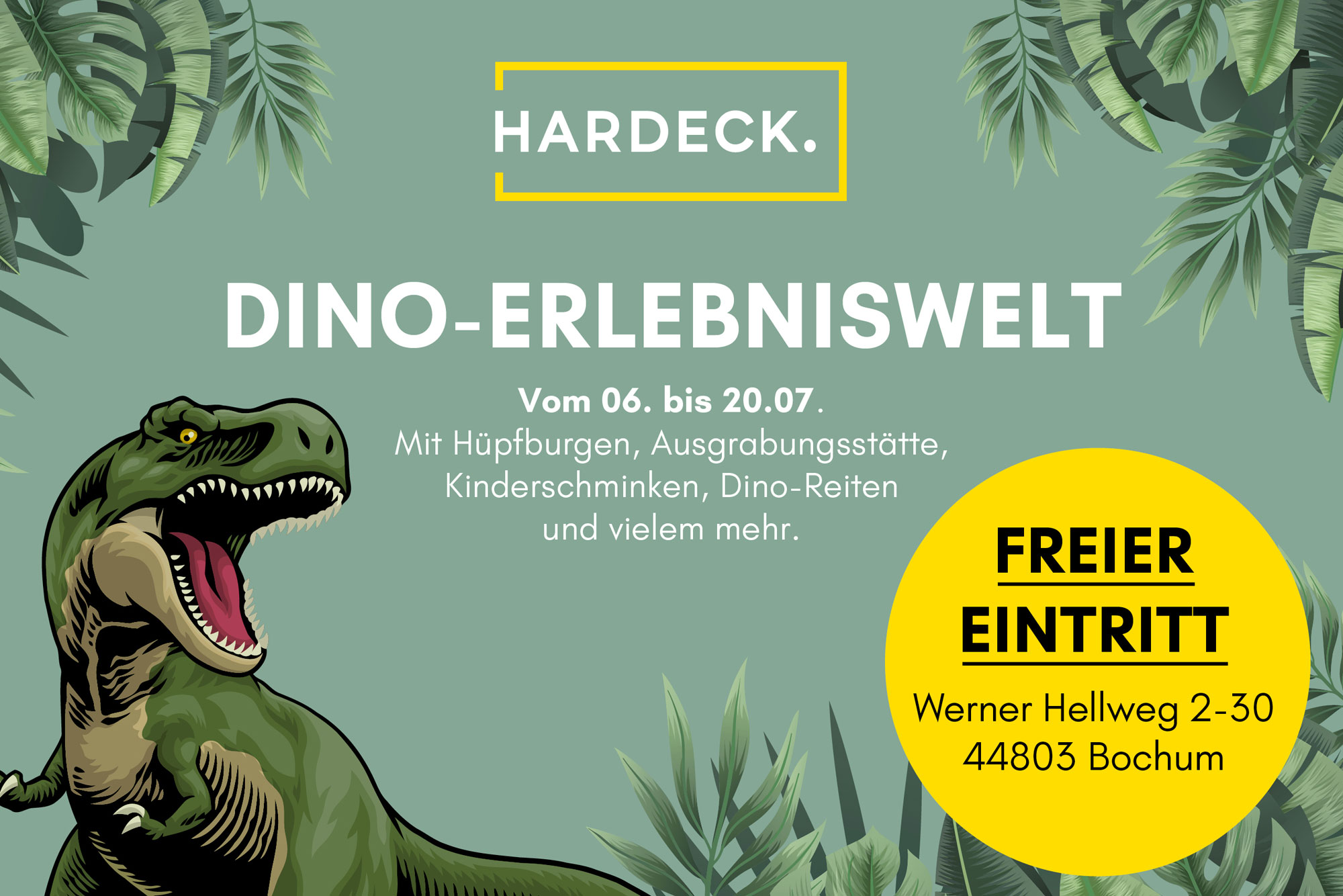 Dino-Erlebniswelt bei HARDECK