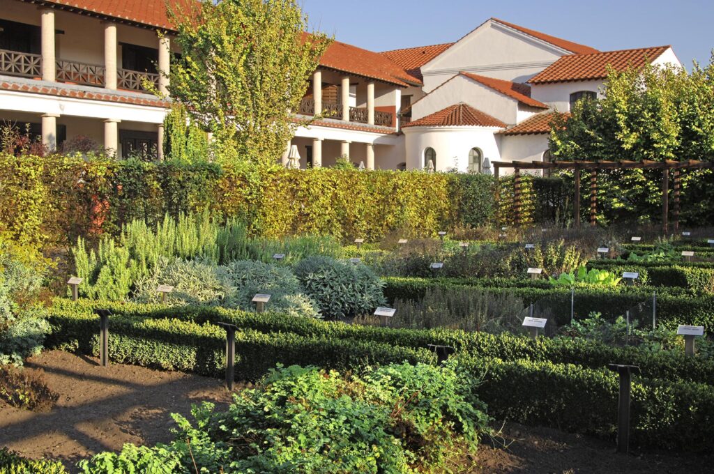 Kräutergarten im Archäologischen Park Xanten
Bild: Axel Thünker DGPh