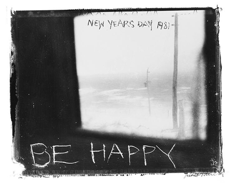 Robert Frank Be Happy, 1981 Silbergelatineabzug, 23 x 29 cm Bild: The June Leaf and Robert Frank Foundation