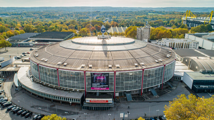 Westfalenhallen Dortmund mit Aussicht Bild: QuadroguysGmbH